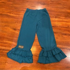 Matilda Jane Bonfire Nights Big Ruffles Pants | Size 8